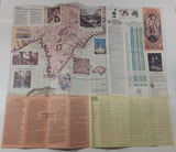 Vintage 1976 Florida Official Bicentennial 500 Years of History Road Map