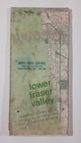 Vintage 1973 Ron's Shell Service Abbotsford B.C.  Lower Fraser Valley Road Map