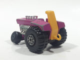Vintage 1972 Lesney Products Matchbox No. 29 Mod Tractor Magenta Pink Die Cast Toy Car Farming Equipment Machinery Vehicle