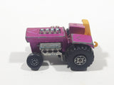 Vintage 1972 Lesney Products Matchbox No. 29 Mod Tractor Magenta Pink Die Cast Toy Car Farming Equipment Machinery Vehicle