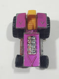 Vintage 1972 Lesney Products Matchbox No. 29 Mod Tractor Magenta Pink Die Cast Toy Car Farming Equipment Machinery Vehicle