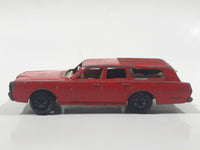 Vintage 1971 Lesney Products Matchbox Superfast No. 55 & No. 73 Mercury Commuter Station Wagon Red Die Cast Toy Car Vehicle