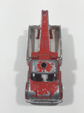 Vintage 1968 Lesney Matchbox Series No. 71 Ford Heavy Wrecker Truck Red and White Die Cast Toy Car Vehicle