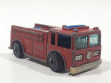 1982 Hot Wheels Fire Eater Red Fire Truck Die Cast Toy Car Vehicle - BW - Blue Lights