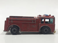 1982 Hot Wheels Fire Eater Red Fire Truck Die Cast Toy Car Vehicle - BW - Blue Lights