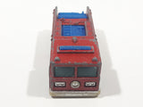 1982 Hot Wheels Fire Eater Red Fire Truck Die Cast Toy Car Vehicle - BW - Blue Lights