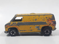 Vintage 1977 Hot Wheels Super Van Paramedic Yellow Die Cast Toy Car Vehicle BW - Hong Kong