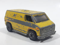 Vintage 1977 Hot Wheels Super Van Paramedic Yellow Die Cast Toy Car Vehicle BW - Hong Kong