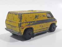 Vintage 1977 Hot Wheels Super Van Paramedic Yellow Die Cast Toy Car Vehicle BW - Hong Kong