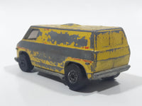 Vintage 1977 Hot Wheels Super Van Paramedic Yellow Die Cast Toy Car Vehicle BW - Hong Kong