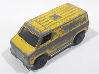 Vintage 1977 Hot Wheels Super Van Paramedic Yellow Die Cast Toy Car Vehicle BW - Hong Kong