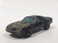 Rare Vintage 1982 Hot Wheels Hot Ones Hot Bird Black Yellow Die Cast Toy Car Vehicle - Gold Wheels