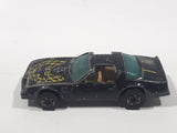 Rare Vintage 1982 Hot Wheels Hot Ones Hot Bird Black Yellow Die Cast Toy Car Vehicle - Gold Wheels