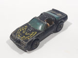 Rare Vintage 1982 Hot Wheels Hot Ones Hot Bird Black Yellow Die Cast Toy Car Vehicle - Gold Wheels