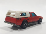 Vintage 1982 Hot Wheels Hi Rakers Dodge D-50 Pickup Truck Red with White Canopy Die Cast Toy Car Vehicle