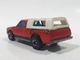 Vintage 1982 Hot Wheels Hi Rakers Dodge D-50 Pickup Truck Red with White Canopy Die Cast Toy Car Vehicle