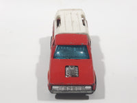 Vintage 1982 Hot Wheels Hi Rakers Dodge D-50 Pickup Truck Red with White Canopy Die Cast Toy Car Vehicle