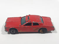 1981 Hot Wheels Fire Chaser Red Die Cast Toy Car Firefighting Rescue Emergency Vehicle - BW - Raised Hong Kong