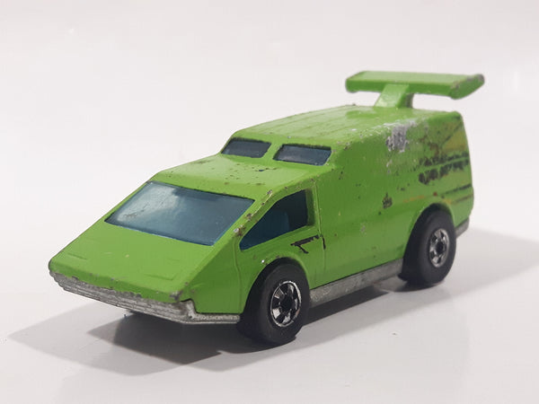 1977 Hot Wheels Flying Colors Spoiler Sport Van Green Die Cast Toy Car Vehicle