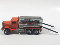 1981 Hot Wheels Peterbilt Tanker Truck California Construction Company Die Cast Toy Car Vehicle