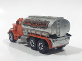 1981 Hot Wheels Peterbilt Tanker Truck California Construction Company Die Cast Toy Car Vehicle