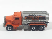 1981 Hot Wheels Peterbilt Tanker Truck California Construction Company Die Cast Toy Car Vehicle