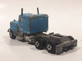 Yatming Kenworth Semi Tractor Truck Blue Die Cast Toy Car Vehicle