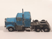 Yatming Kenworth Semi Tractor Truck Blue Die Cast Toy Car Vehicle