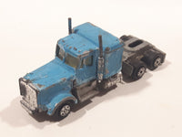 Yatming Kenworth Semi Tractor Truck Blue Die Cast Toy Car Vehicle