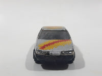 Rare Yatming No. 819 1988 Pontiac Grand Prix Silver Die Cast Toy Car Vehicle