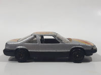 Rare Yatming No. 819 1988 Pontiac Grand Prix Silver Die Cast Toy Car Vehicle