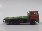Vintage Playart Flatbed Girder Truck Orange and Green Toy Car Vehicle