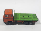Vintage Playart Flatbed Girder Truck Orange and Green Toy Car Vehicle