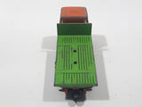 Vintage Playart Flatbed Girder Truck Orange and Green Toy Car Vehicle