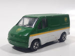 1994 Hot Wheels Auto City Corgi Transit Van Casting BP Green and White Die Cast Toy Car Vehicle