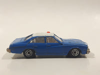 Vintage 1970s Corgi Juniors Buick Regal Police Cops Blue with White Roof Die Cast Toy Car Vehicle Made in Gt. Britain