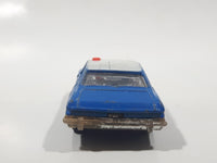 Vintage 1970s Corgi Juniors Buick Regal Police Cops Blue with White Roof Die Cast Toy Car Vehicle Made in Gt. Britain