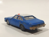 Vintage 1970s Corgi Juniors Buick Regal Police Cops Blue with White Roof Die Cast Toy Car Vehicle Made in Gt. Britain