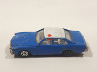 Vintage 1970s Corgi Juniors Buick Regal Police Cops Blue with White Roof Die Cast Toy Car Vehicle Made in Gt. Britain