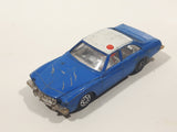 Vintage 1970s Corgi Juniors Buick Regal Police Cops Blue with White Roof Die Cast Toy Car Vehicle Made in Gt. Britain