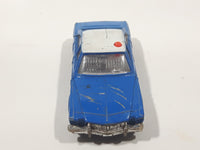 Vintage 1970s Corgi Juniors Buick Regal Police Cops Blue with White Roof Die Cast Toy Car Vehicle Made in Gt. Britain