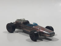 Vintage 1969 Hot Wheels Grand Prix Brabham Bapco F1 Spectraflame Copper Brown Die Cast Toy Car Vehicle Red Lines