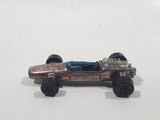 Vintage 1969 Hot Wheels Grand Prix Brabham Bapco F1 Spectraflame Copper Brown Die Cast Toy Car Vehicle Red Lines