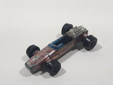 Vintage 1969 Hot Wheels Grand Prix Brabham Bapco F1 Spectraflame Copper Brown Die Cast Toy Car Vehicle Red Lines