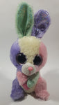 2015 Ty Beanie Boo Bloom The Easter Bunny 9" Tall Toy Stuffed Plush