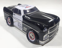 The Silver Crane Company Police Department PD 1290 Black and White Tin Metal Car Shaped Container