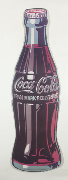 1991 The Coca Cola Company Bottle Shaped 4 3/4" x 15 3/4" Cardboard Sign