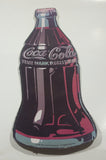 1991 The Coca Cola Company Bottle Shaped 4 3/4" x 15 3/4" Cardboard Sign