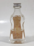 Vintage Empress Pure Almond Extract 2 FL Oz. 4 1/2" Tall Glass Spice Jar Half Full