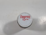 Rare Vintage Empress Garlic Salt 3 1/4 Oz 4" Tall Glass Spice Jar Bottle Half Full